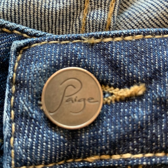 Paige Low/Mid-Rise Bell Bottom-style Jeans. - Picture 11 of 16